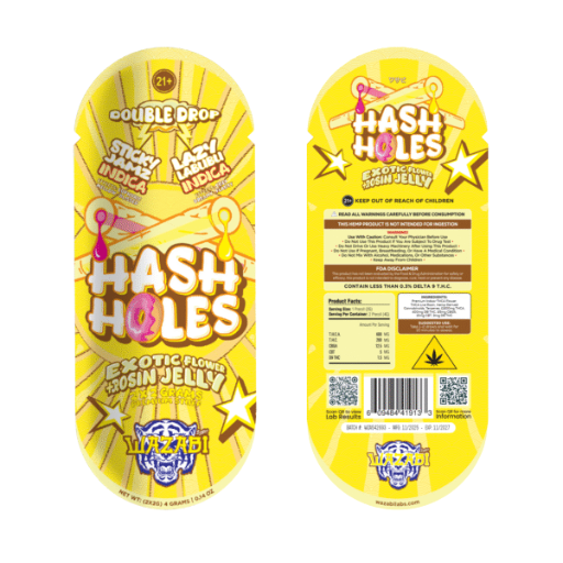 Wazabi Double Drop Hash Holes 2G Pre Roll 2pk/10CT - Image 3